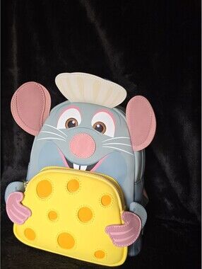 Loungefly Pixar Ratatouille Remy Mini Faux Leather Zip Backpack